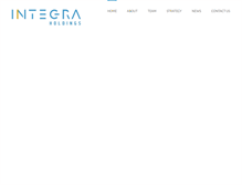 Tablet Screenshot of integra-holdings.com